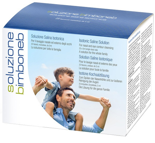 Bimboneb soluzione isotonica 25 fiale da 5 ml