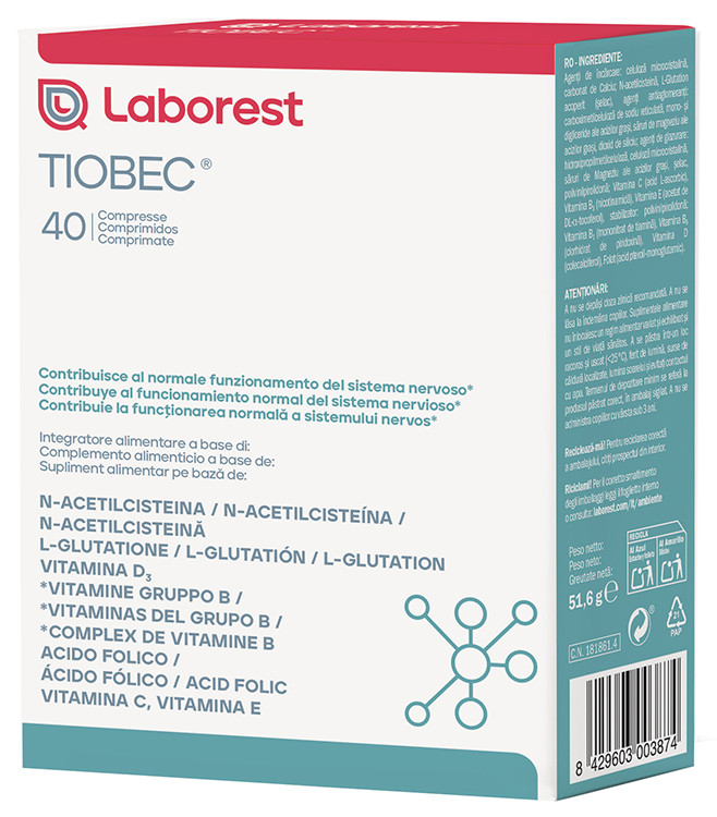 Tiobec 40 compresse nf