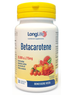 Longlife betacarotene 30 compresse