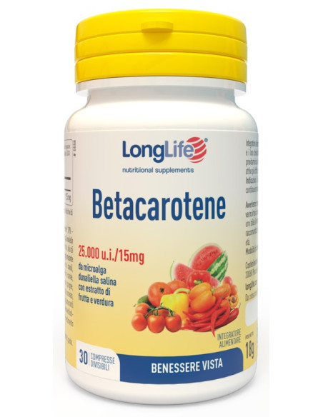 Longlife betacarotene 30 compresse