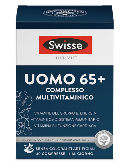 Swisse uomo 65+ multivit 30 compresse