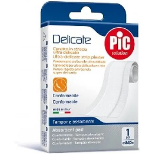 Pic delicate cerotto in striscia 1 pz cm8x0,5m