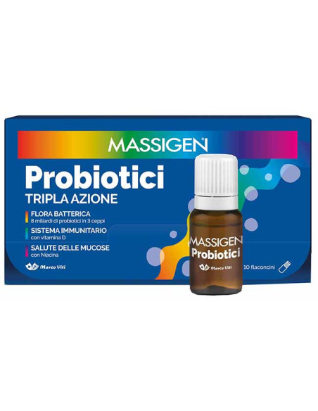 Massigen probiotici 10flx8ml