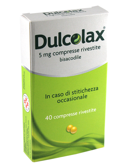 Dulcolax 40 compresse riv 5mg