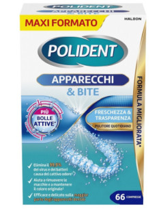 Polident apparecchi bite 66 compresse