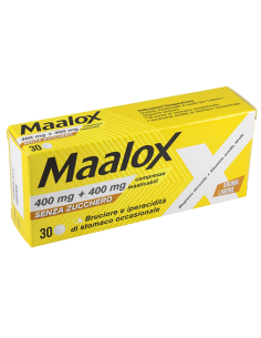 Maalox 30 compresse mast 400mg+400mg