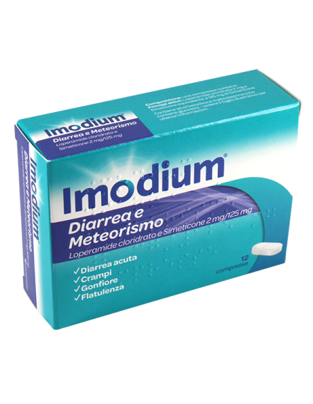 Imodium diarrea e meteor 12 compresse