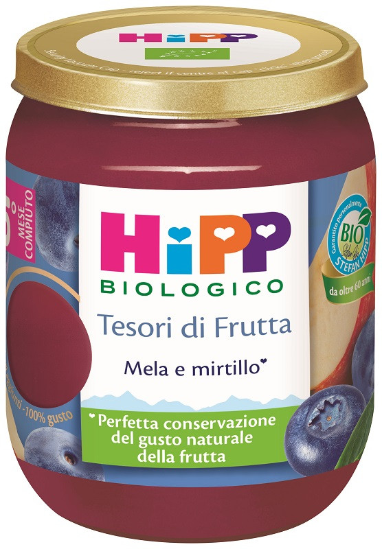 Hipp tesori frutta mela/mirt