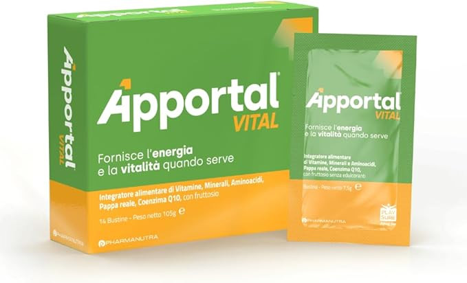 Apportal Vital Integratore Di Vitamine E Minerali 14 Bustine