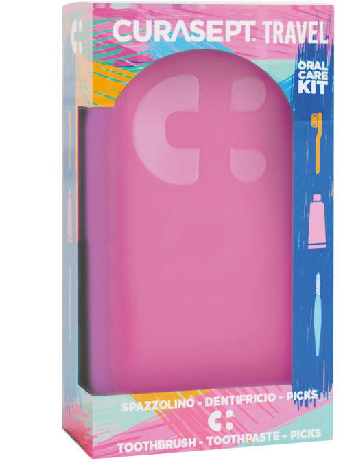 Curasept travel fuxia 5pz