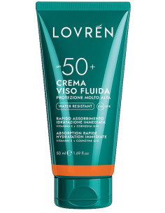 Lovren fluido sol viso spf50