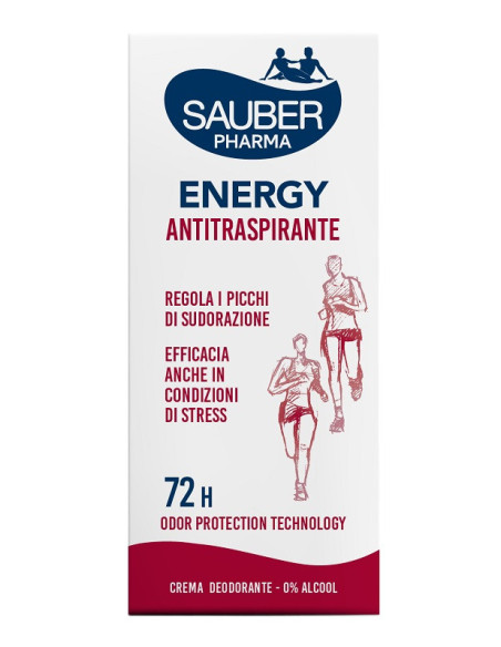 Sauber deo 72h energy crema