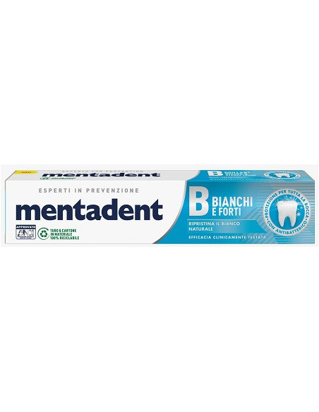 Mentadent bianchi e forti 75ml