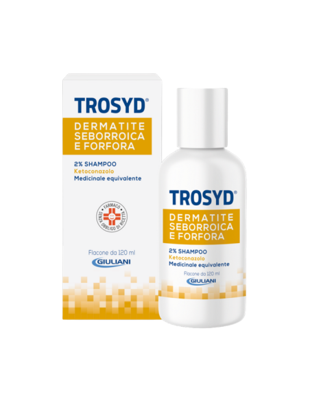 Trosyd shampoo per dermatite seborroica e forfora 2% 120ml