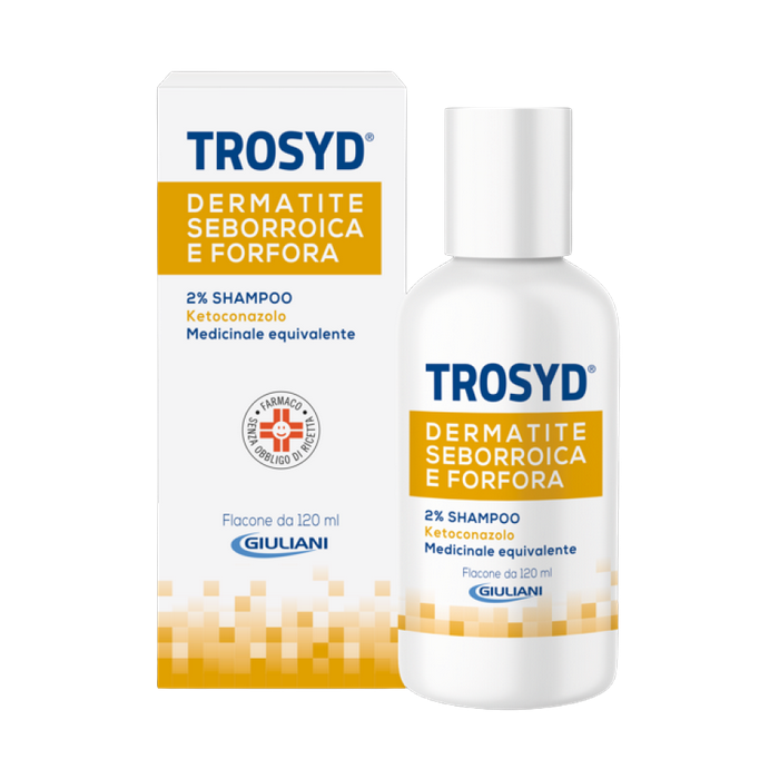 Trosyd shampoo per dermatite seborroica e forfora 2% 120ml