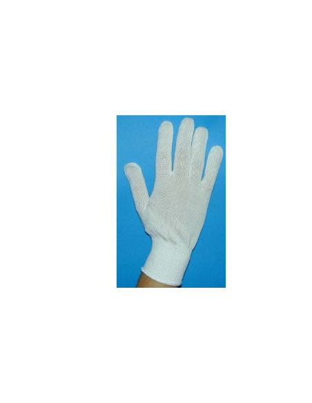 Guanto cotone bianco 7,5