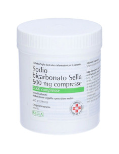 Sodio bicarbonato 500mg 1000 compresse