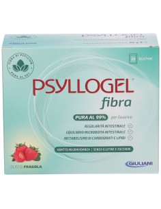 Psyllogel fibra fragola per favorire la regolarità intestinale 20 bustine