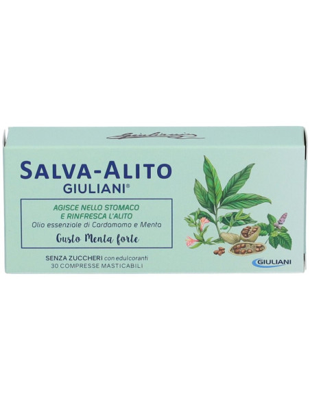 Salva alito menta forte 30 compresse