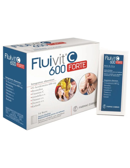 Fluivit c 600 forte 14 bustine