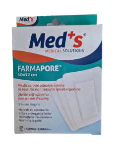 Meds pore medicazione adesiva 10x12cm 5pz