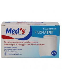 Meds rotolo adesivo in tnt per fissaggio medicazioni 2,5x10cm