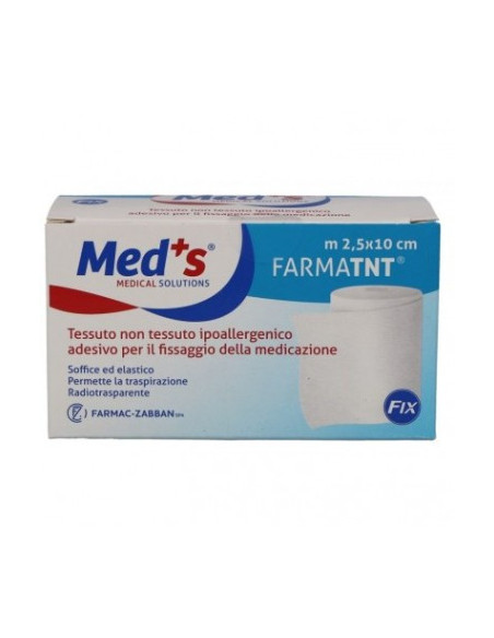 Meds rotolo adesivo in tnt per fissaggio medicazioni 2,5x10cm