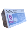 Accu-fine ago penna per insulina gauge 32x6mm 100pezzi