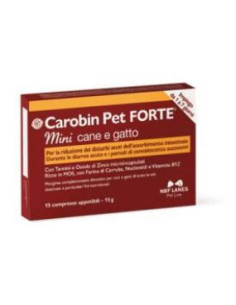 Carobin pet forte mini 15 compresse