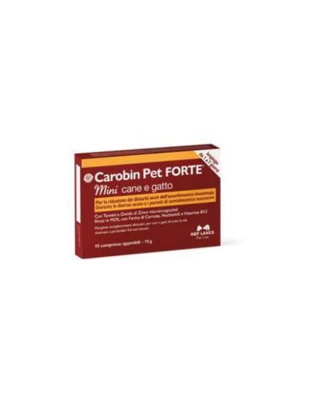 Carobin pet forte mini 15 compresse