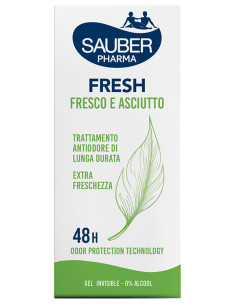 Sauber deo 48h fresh gel 30ml