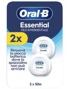 Oralb man filo interd cera 2pz