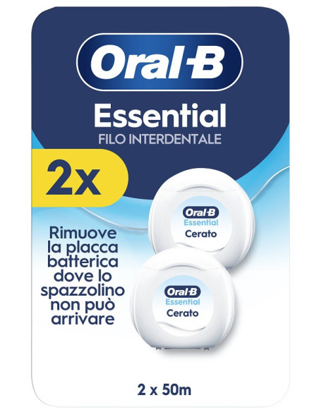 Oralb man filo interd cera 2pz
