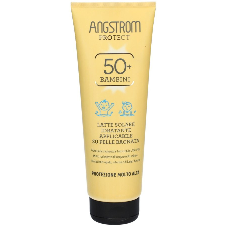 Angstrom protect kids latte solare spf 50+ pelle bagnata 250ml