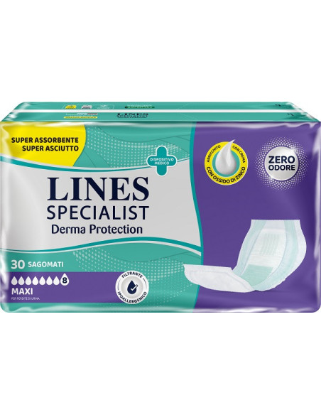 Lines spec derm sag maxi 30pz