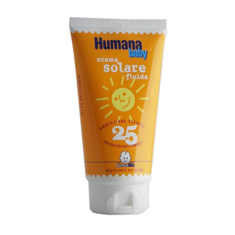 Humana baby crema solare fluida spf25 150ml