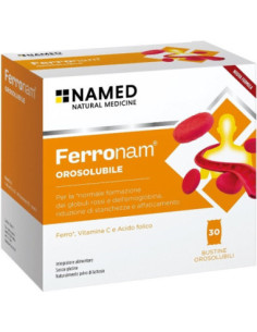 Ferronam orosolubile 30 bustine - NAMED | Clubfarma