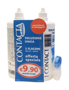 Contacta soluzione 2x360ml+por