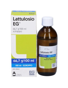 Lattulosio eg 66,7% sciroppo per il trattamento della stitichezza occasionale adulti e bambini 180 ml