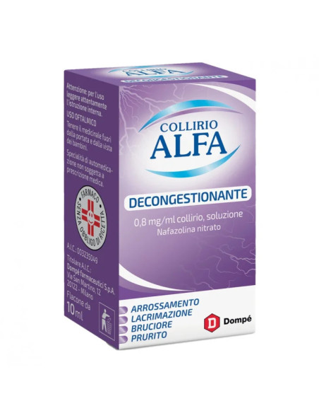 Collirio alfa decongestionante gocce 10ml