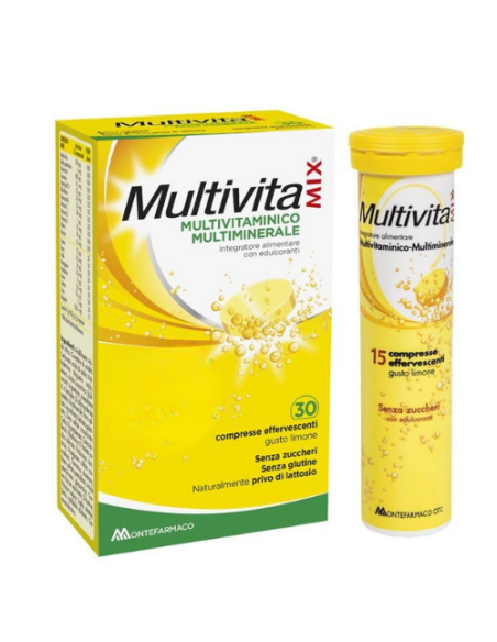 Multivitamix effervescenti senza zuccheri 30 compresse