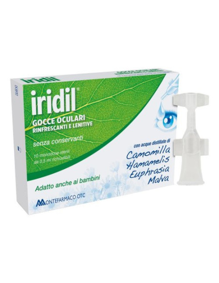Iridil gocce oculari 10 ampolline monodose