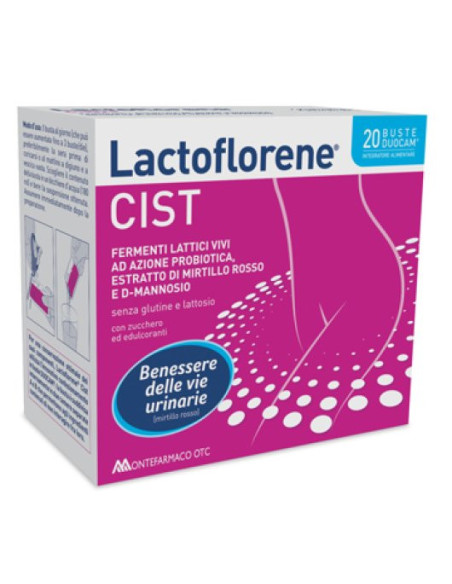 Lactoflorene cist integratore vie urinarie e intestino 20 bustine