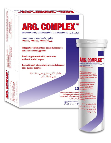 Arg complex 20 compresse efferv