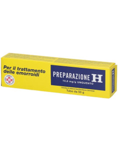 Preparazione H unguento per il trattamento delle emorroidi 1,08% 50g