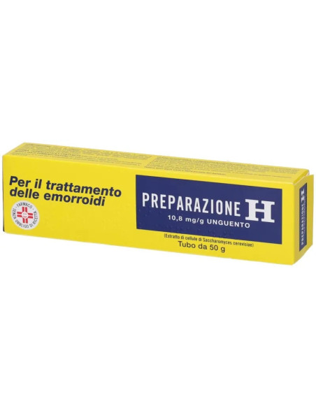 Preparazione H unguento per il trattamento delle emorroidi 1,08% 50g