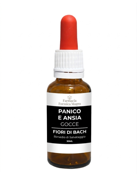 Fiori di Bach Gocce Rimedio Naturale per Attacchi di Panico e Ansia Acuta 30 ml