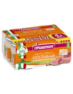 Plasmon omog pollo/vtl 4x80g