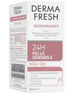 Dermafresh 24h p/sens roll50ml