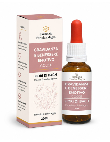 Fiori di Bach Gocce Supporto Naturale per Donne in Gravidanza 30 ml
